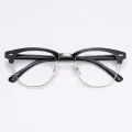 Broze - Browline Black Glasses for Men & Women