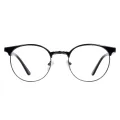Tristan - Browline Black Glasses for Men & Women