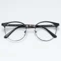 Tristan - Browline Black Glasses for Men & Women