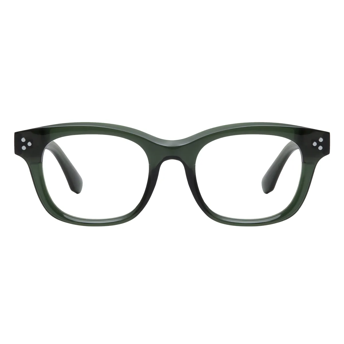 Yoland - Square Green Glasses for Men & Women