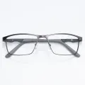 Parker - Rectangle Gray Glasses for Men