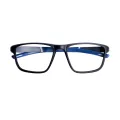 Kendall - Square Black/White Glasses for Men