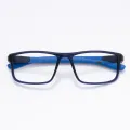 Ronan - Rectangle Blue Glasses for Men