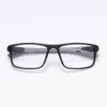 Ronan - Rectangle Black-Gray Glasses for Men