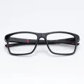 Zack - Square Black-Red Glasses for Men