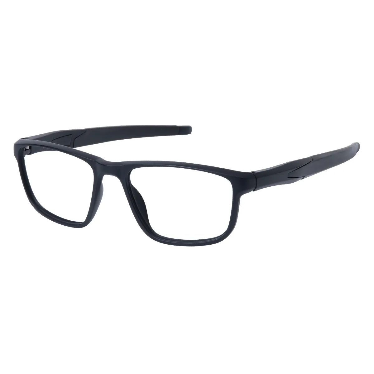 Finley - Rectangle Black Glasses for Men & Women