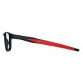 Finley - Rectangle Black-Red Glasses for Men
