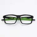 Garrick - Rectangle Black-Green Glasses for Men