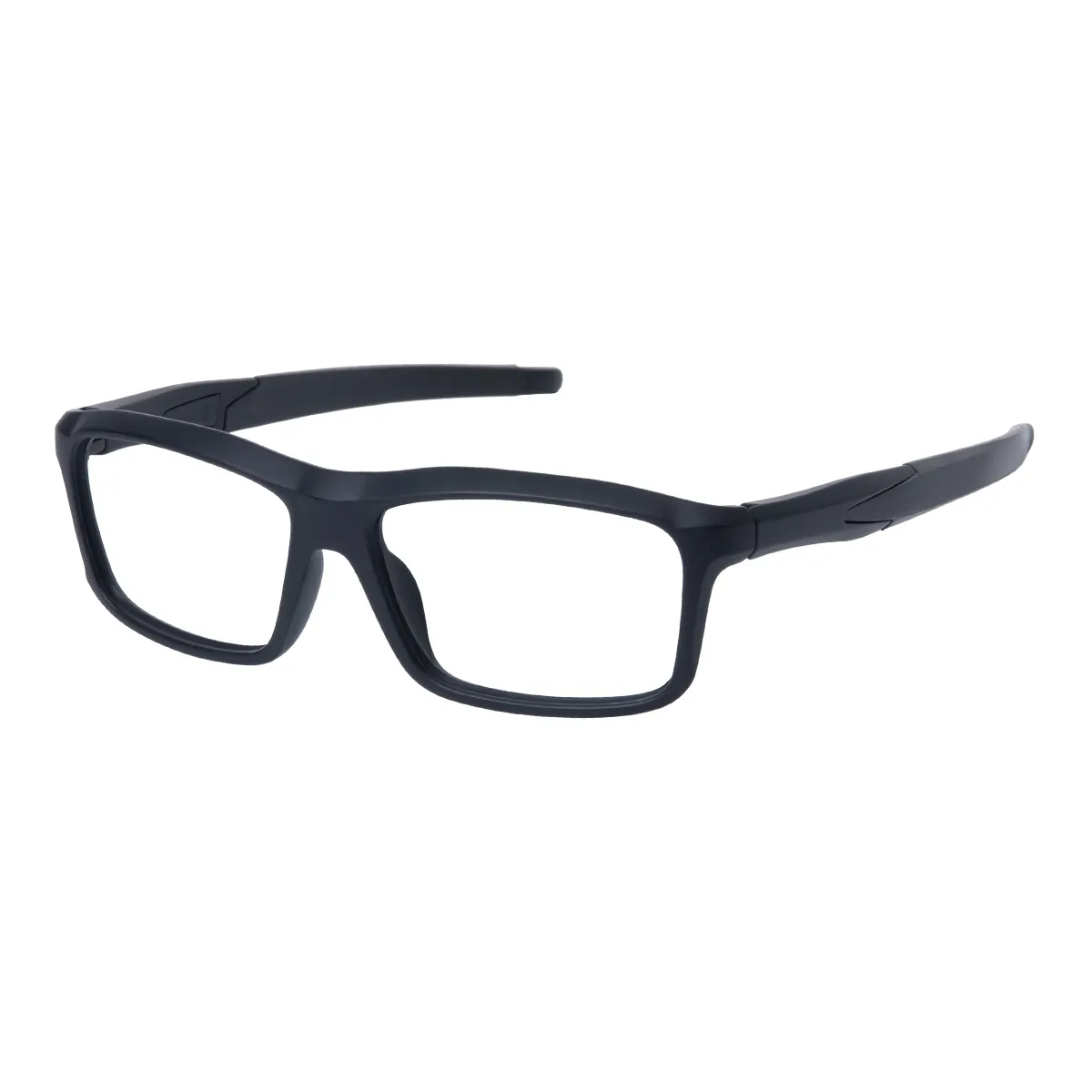 Jasper - Rectangle Black Glasses for Men & Women