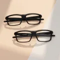 Jasper - Rectangle Black Glasses for Men