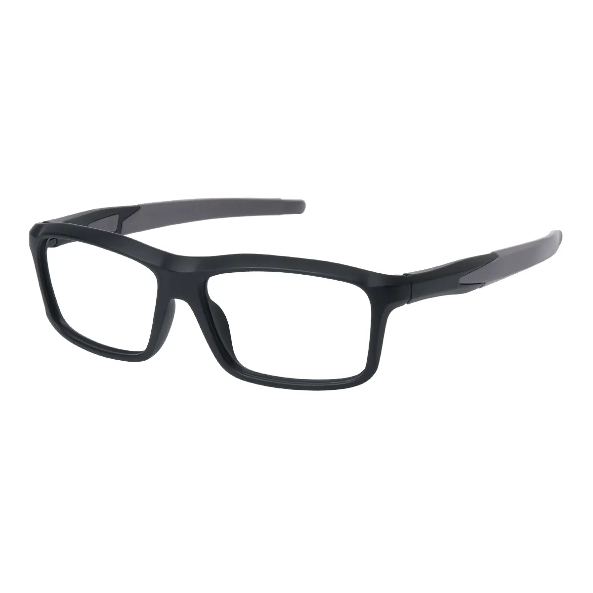 Jasper - Rectangle Black Glasses for Men