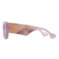 Seraphina - Square Purple-Yellow Glasses for Women