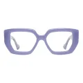 Callista - Square Purple Glasses for Women