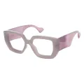 Callista - Square Gray Glasses for Women