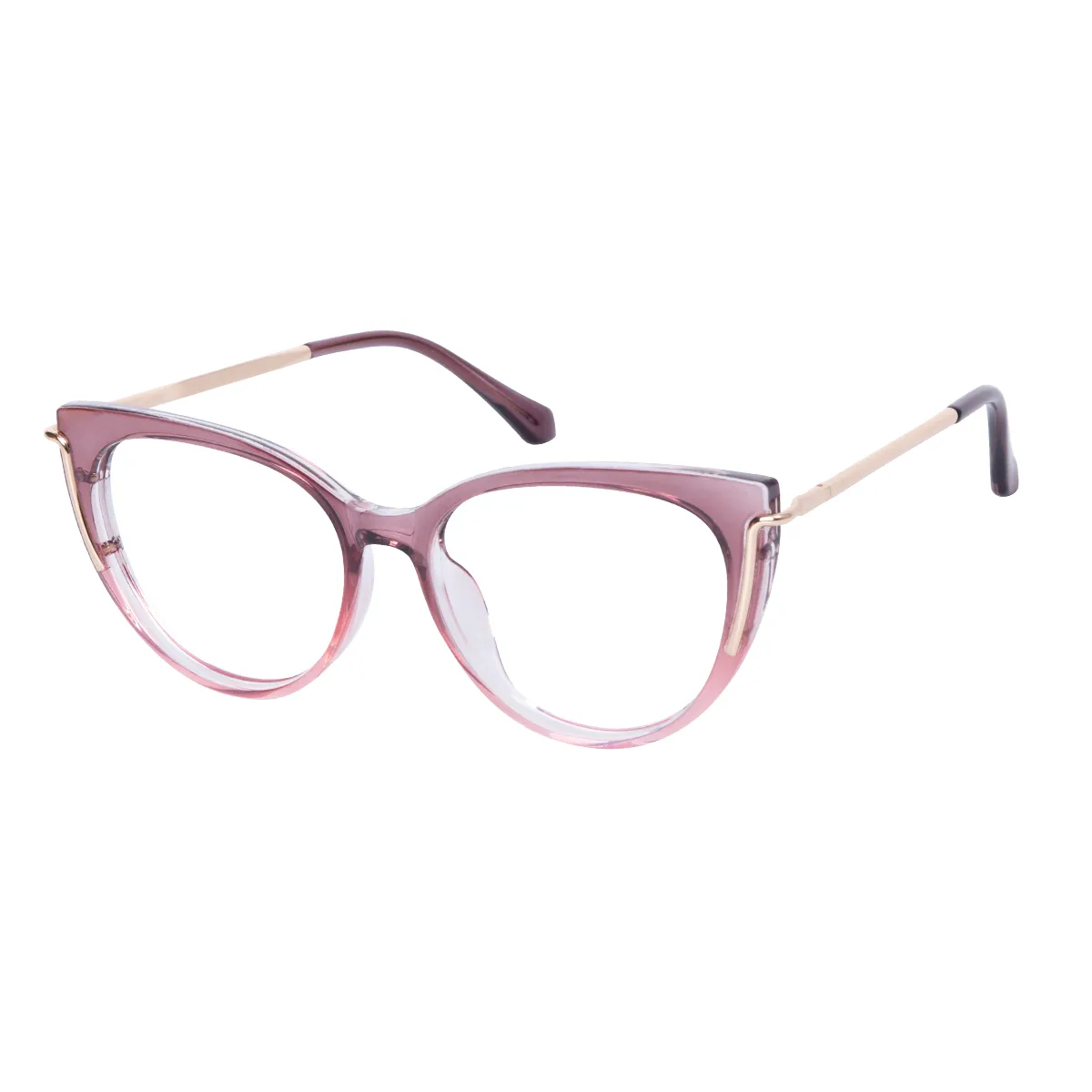 Elara - Cat-eye Pink Glasses for Women
