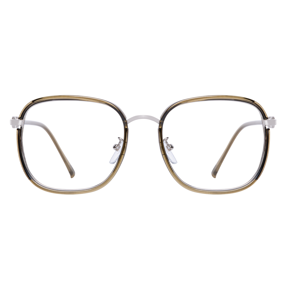 Sable Square Light Green Glasses for Women EFE