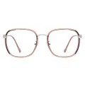 Poppy - Square Brown Glasses for Women
