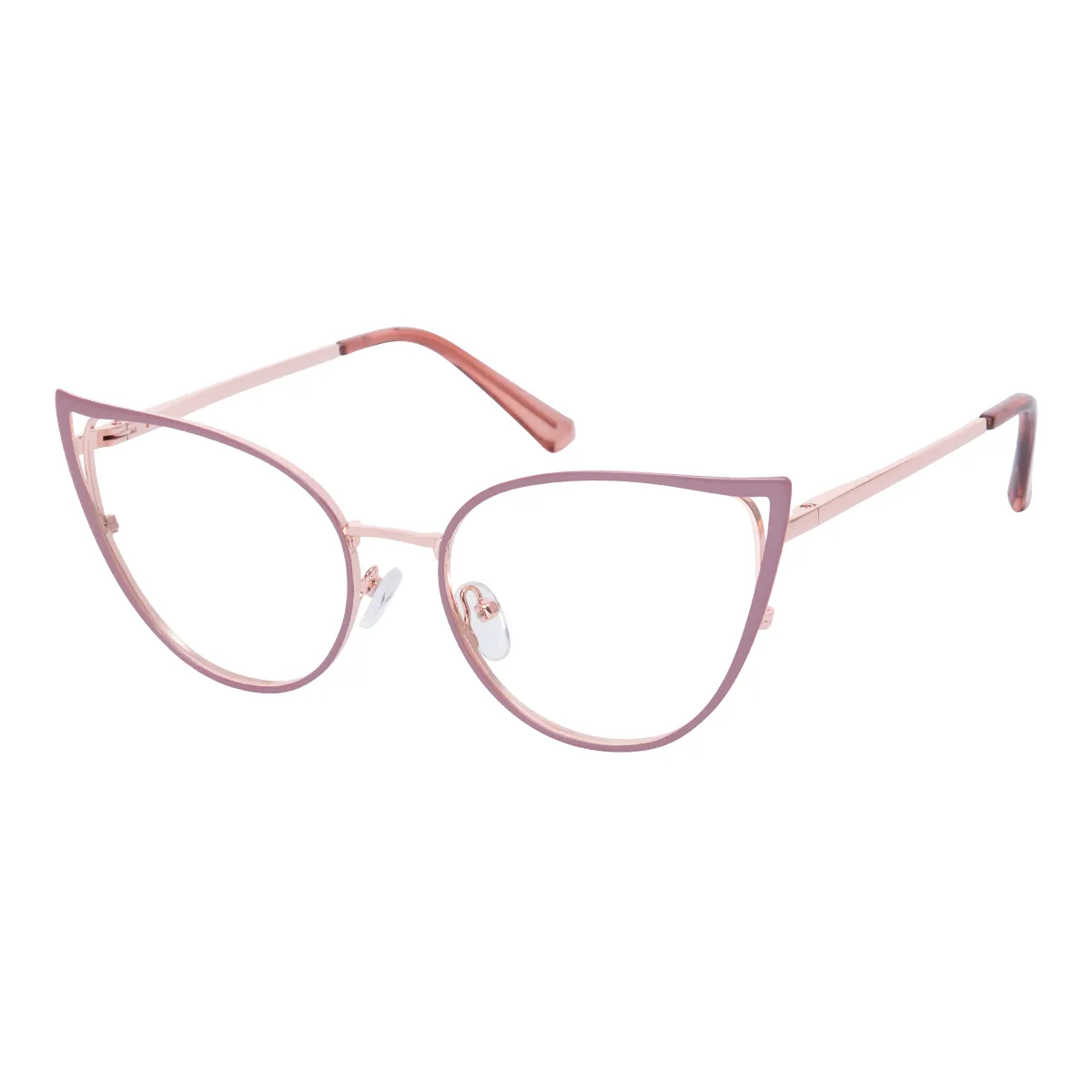 Andreina - Cat-eye Pink Glasses for Women