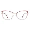 Keria - Square Brown Glasses for Women