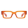 Bree - Rectangle Brown Glasses for Women