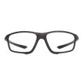 Reece - Rectangle Brown Glasses for Men