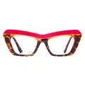 Elowen - Cat-eye Red-Tortoiseshell Glasses for Women