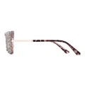 Vespera - Cat-eye Brown-Tortoiseshell Glasses for Women
