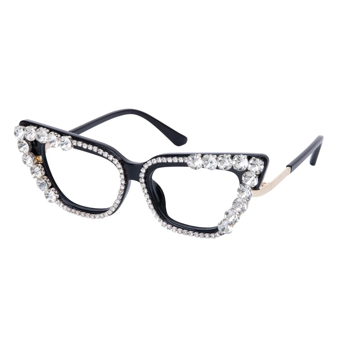 Vespera - Cat-eye Black Glasses for Women