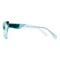 Cressida - Cat-eye Translucent Green Glasses for Women