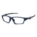 Lucian - Rectangle Blue Glasses for Men