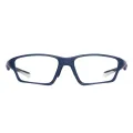 Lucian - Rectangle Blue Glasses for Men