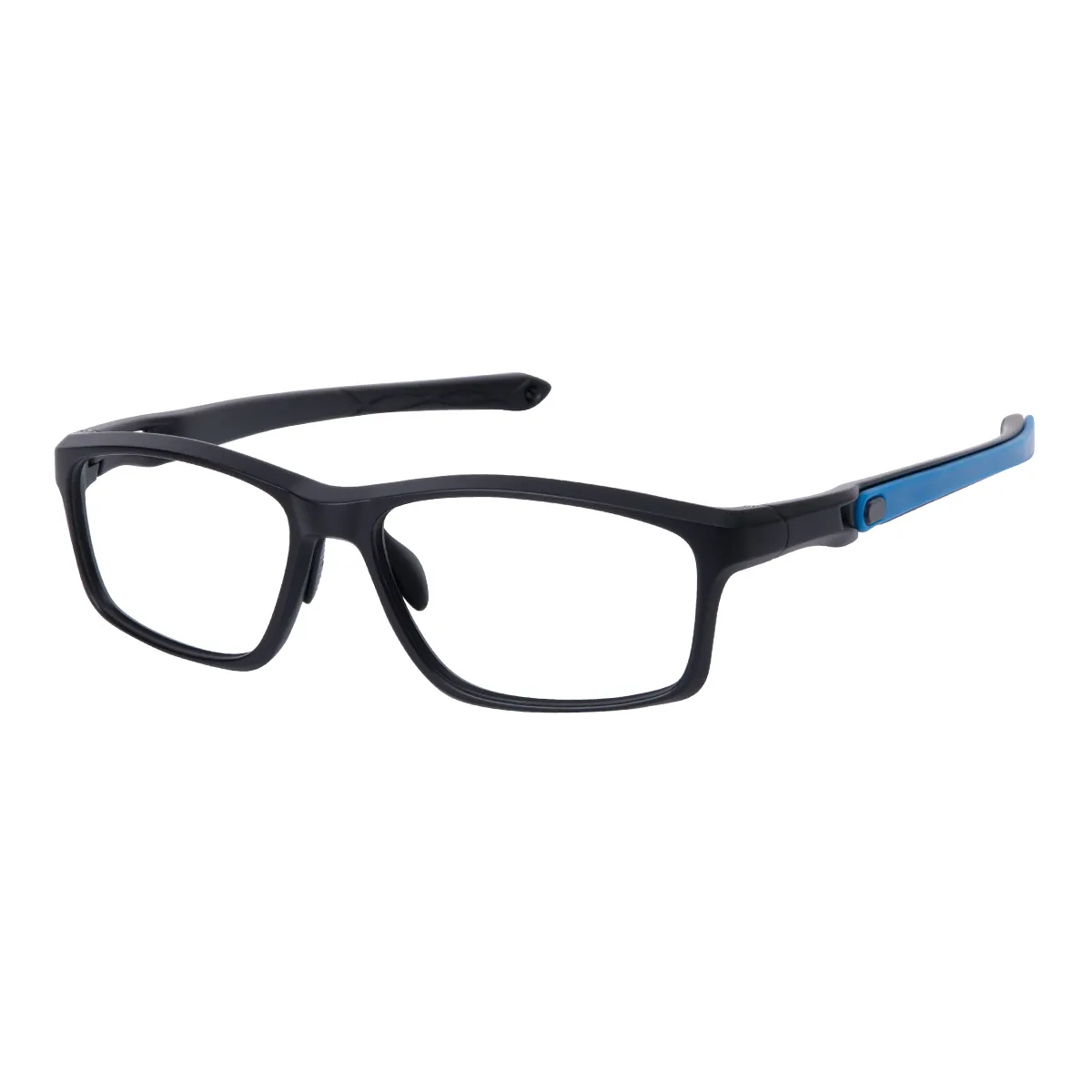 Kellan - Rectangle Black-Blue Glasses for Men