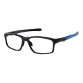 Kellan - Rectangle Black-Blue Glasses for Men