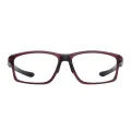 Kellan - Rectangle Brown Glasses for Men