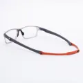 Kellan - Rectangle Gray-Orange Glasses for Men