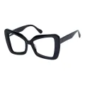 Matana - Cat-eye Black Glasses for Women