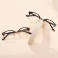 Alaric - Browline Tortoiseshell-Gold Glasses for Men & Women