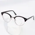 Alaric - Browline Black Red Glasses for Men & Women