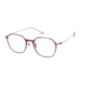 Mlair - Square Pink Glasses for Men & Women