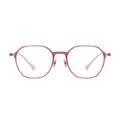 Mlair - Square Pink Glasses for Men & Women
