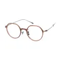 Tatum - Geometric Brown Glasses for Men & Women