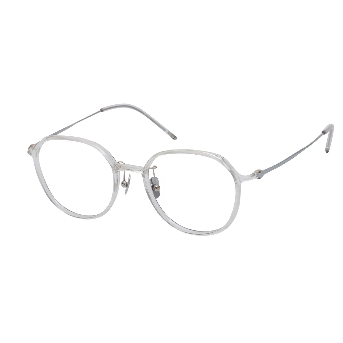 Emory - Square Translucent Glasses for Men & Women