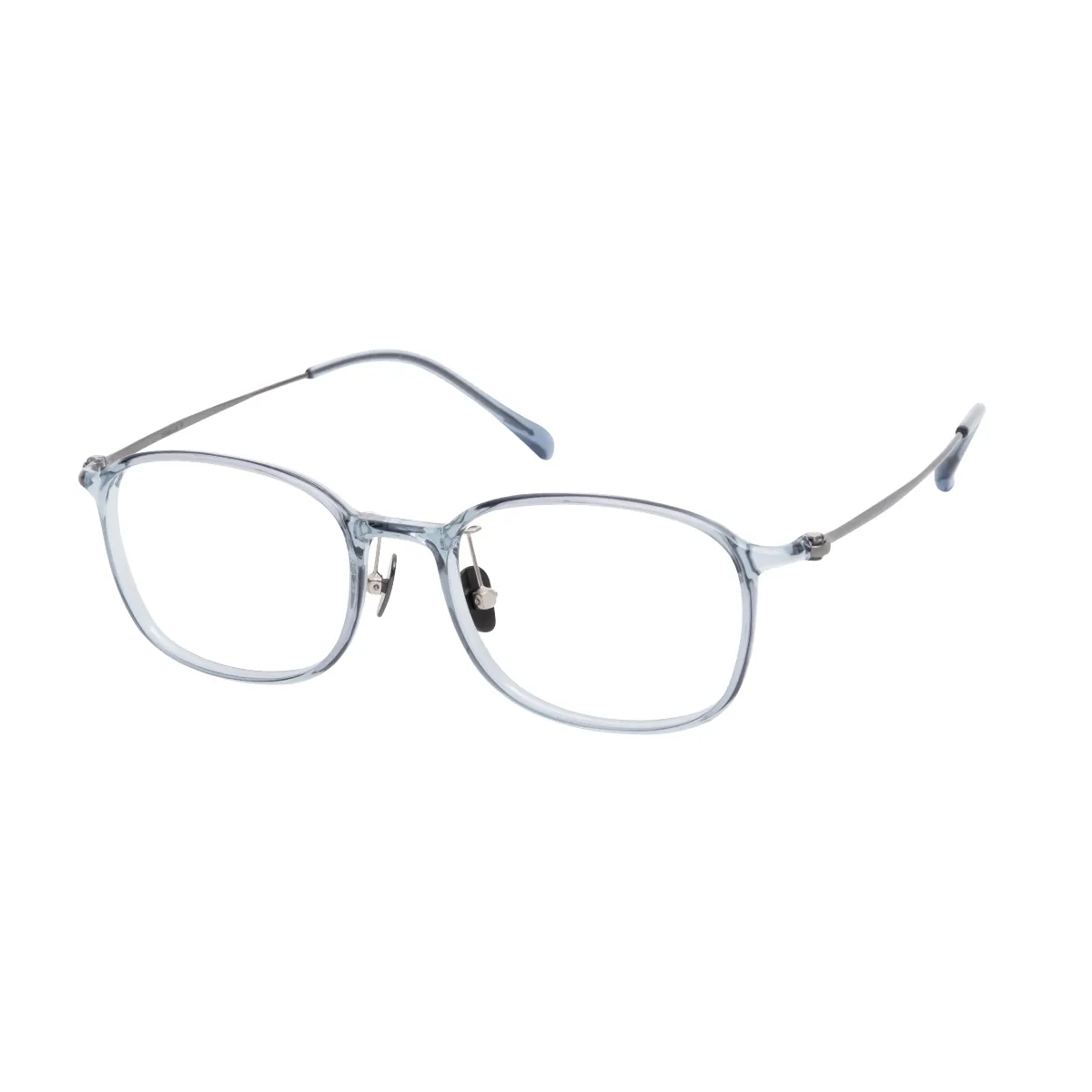 Hasey - Rectangle Gray Glasses for Men & Women