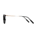 Skylar - Round Black Glasses for Men & Women