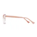 Jane - Square Pink Glasses for Women