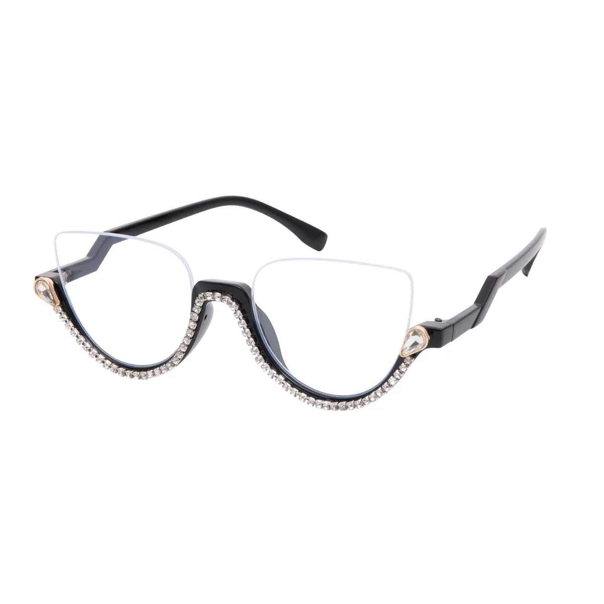 Bronte - Cat-eye Black Glasses for Women