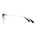 Vega - Square Black-Translucent Glasses for Men & Women