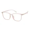 Vega - Square Pink Glasses for Men & Women