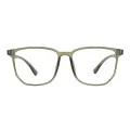 Vega - Square Green Glasses for Men & Women