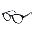 Averil - Square Black Glasses for Men & Women